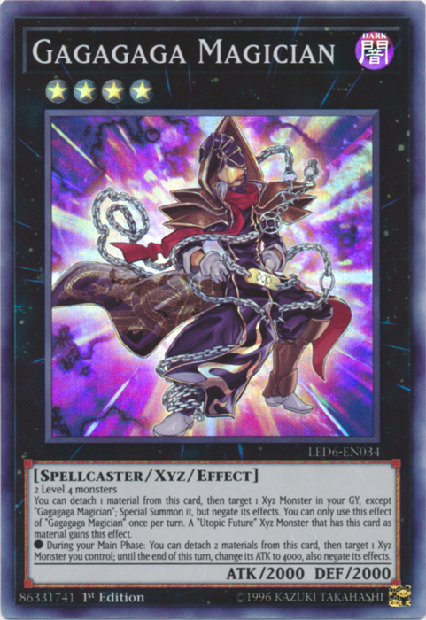 Gagagaga Magician [LED6-EN034] Super Rare | The Time Vault CA