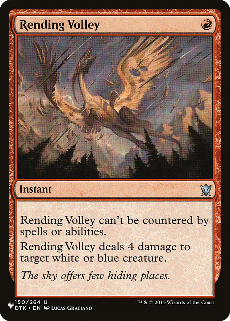 Rending Volley [The List] | The Time Vault CA
