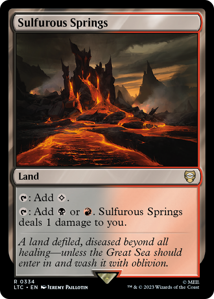Sulfurous Springs [The Lord of the Rings: Tales of Middle-Earth Commander] | The Time Vault CA