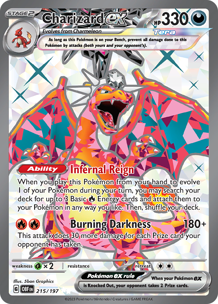 Charizard ex (215/197) [Scarlet & Violet: Obsidian Flames] | The Time Vault CA