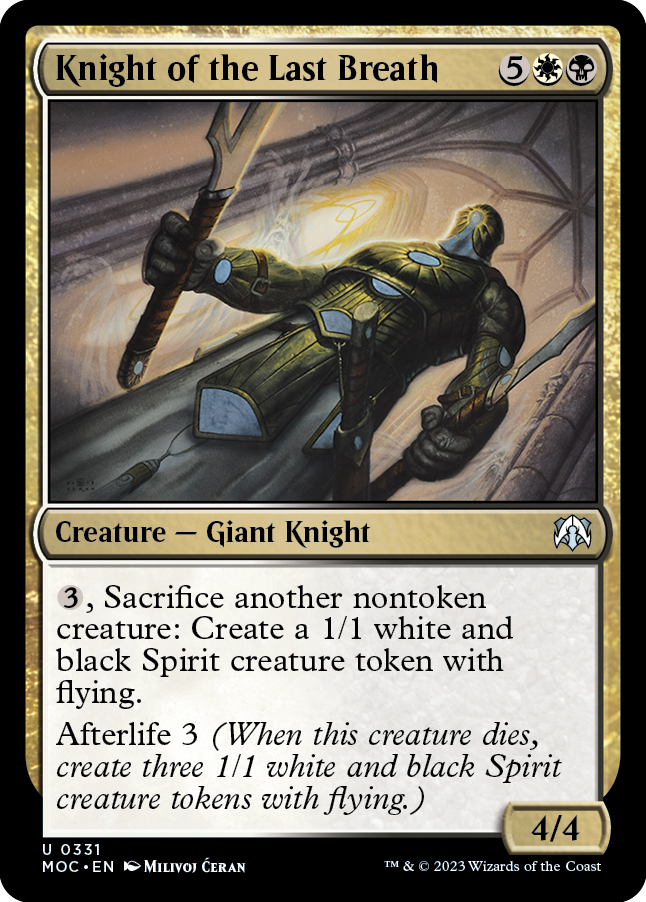 Knight of the Last Breath [March of the Machine Commander] | The Time Vault CA