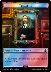 Warrior // Treasure (0060) Double-Sided Token (Surge Foil) [Doctor Who Tokens] | The Time Vault CA