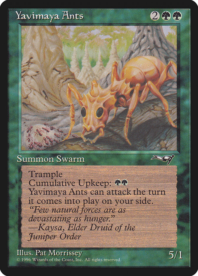 Yavimaya Ants [Alliances] | The Time Vault CA
