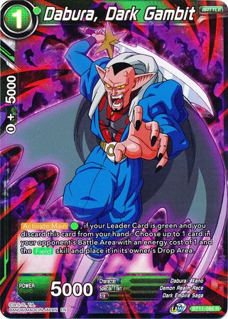 Dabura, Dark Gambit (BT11-086) [Vermilion Bloodline 2nd Edition] | The Time Vault CA