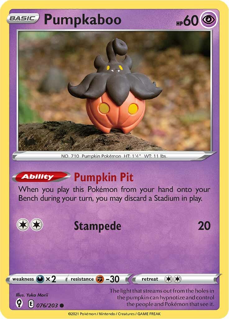 Pumpkaboo (076/203) [Sword & Shield: Evolving Skies] | The Time Vault CA