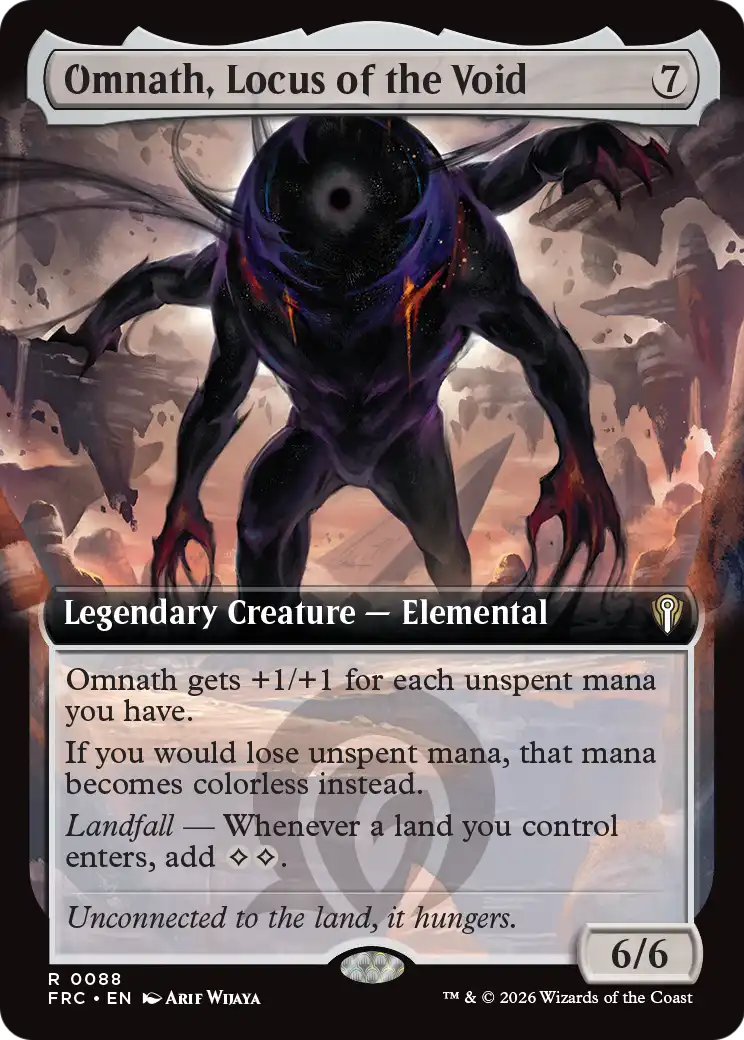 Omnath, Locus of the Void (Extended Art) [Reality Fracture Commander] | The Time Vault CA