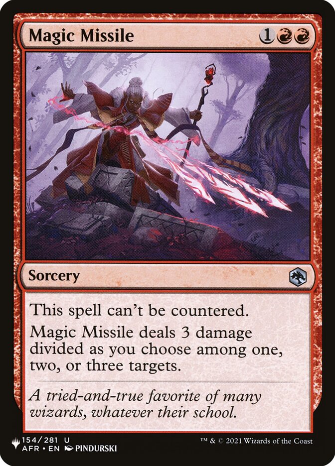 Magic Missile [The List] | The Time Vault CA