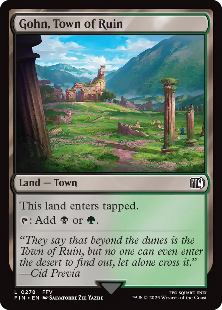 Gohn, Town of Ruin [FINAL FANTASY] | The Time Vault CA
