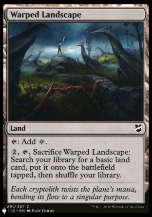 Warped Landscape [The List] | The Time Vault CA