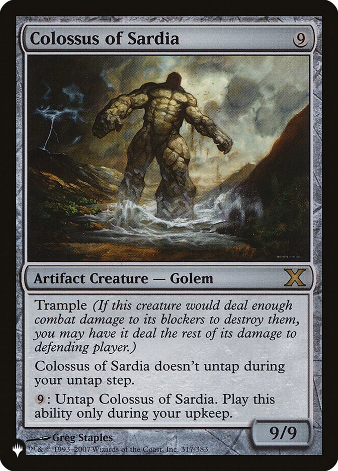 Colossus of Sardia [The List] | The Time Vault CA