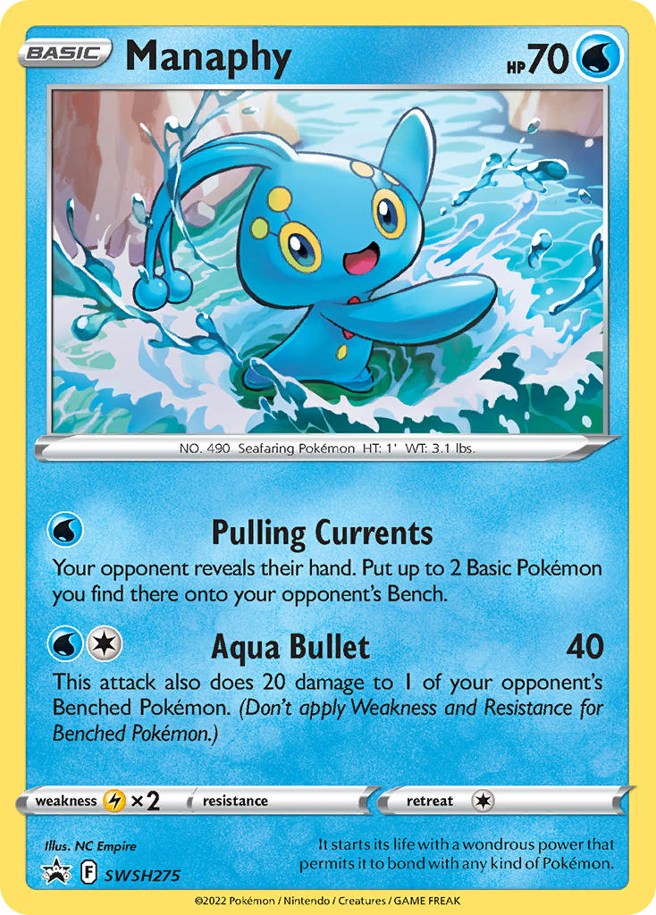 Manaphy (SWSH275) [Sword & Shield: Black Star Promos] | The Time Vault CA