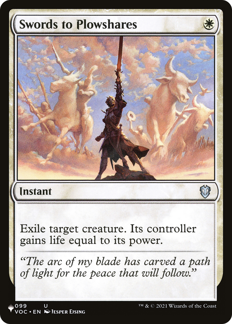 Swords to Plowshares [Secret Lair: Angels] | The Time Vault CA