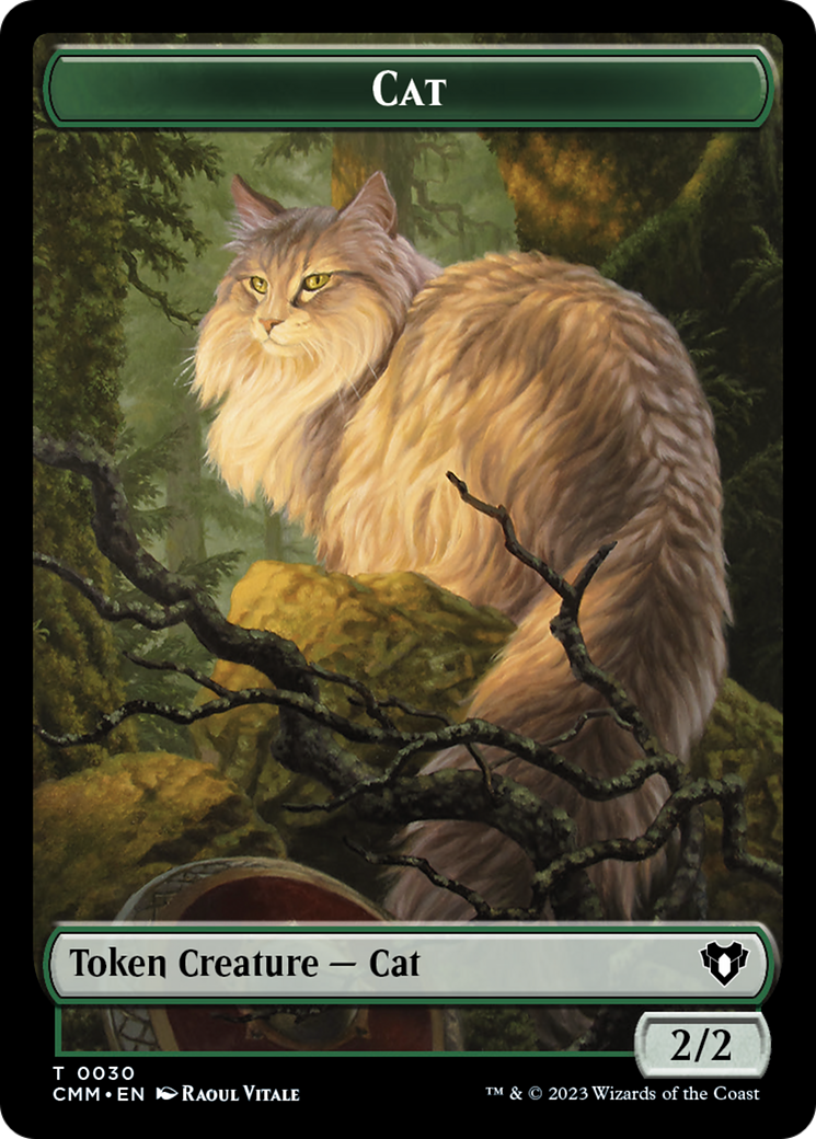 Cat Token (30) [Commander Masters Tokens] | The Time Vault CA