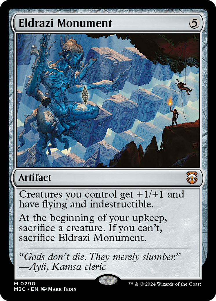 Eldrazi Monument (Ripple Foil) [Modern Horizons 3 Commander] | The Time Vault CA