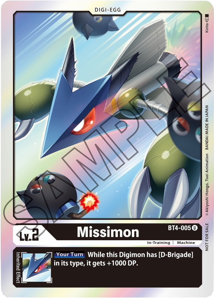 Missimon [BT4-005] (Event Pack 1) [Great Legend Promos] | The Time Vault CA