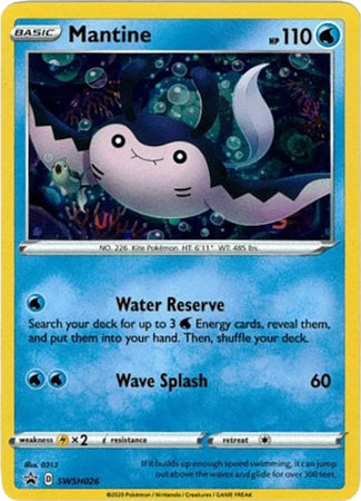 Mantine (SWSH026) [Sword & Shield: Black Star Promos] | The Time Vault CA