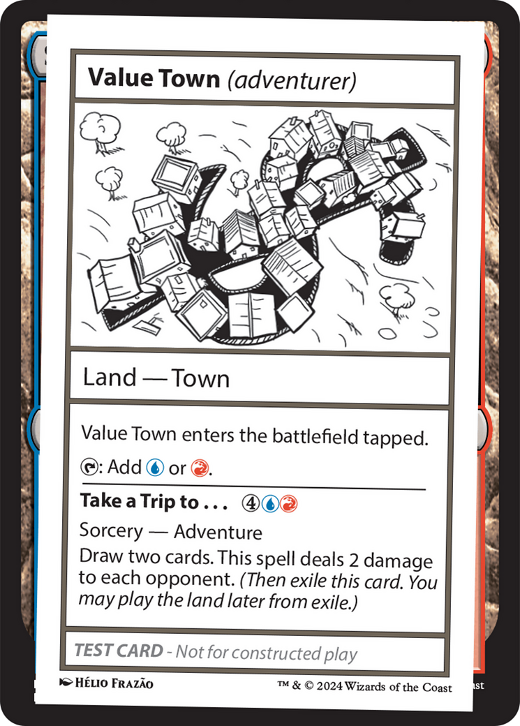 Value Town (adventurer) [Mystery Booster 2 Playtest Cards] | The Time Vault CA