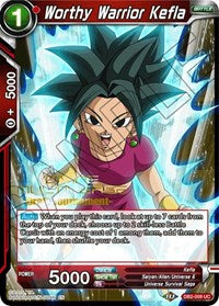 Worthy Warrior Kefla (Divine Multiverse Draft Tournament) (DB2-009) [Tournament Promotion Cards] | The Time Vault CA