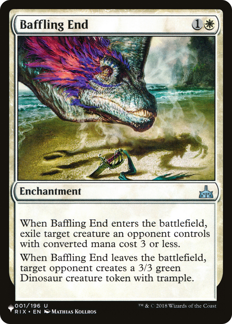 Baffling End [The List] | The Time Vault CA