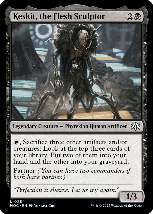 Keskit, the Flesh Sculptor [March of the Machine Commander] | The Time Vault CA