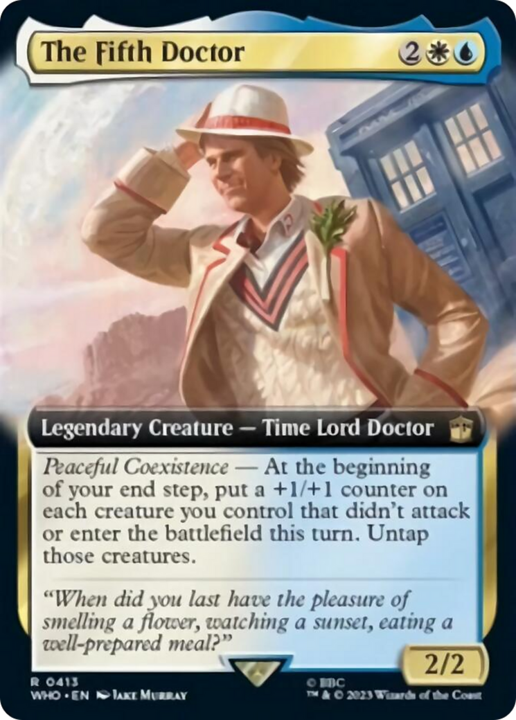 The Fifth Doctor (Extended Art) [Doctor Who] | The Time Vault CA