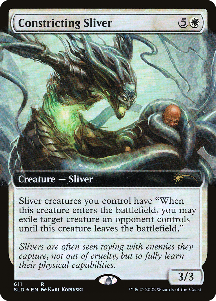 Constricting Sliver (Extended Art) [Secret Lair Drop Promos] | The Time Vault CA