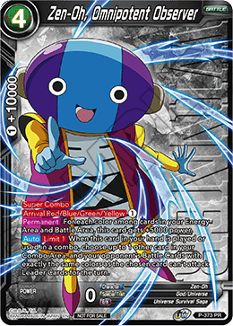 Zen-Oh, Omnipotent Observer (Unison Warrior Series Boost Tournament Pack Vol. 7 - Winner) (P-373) [Tournament Promotion Cards] | The Time Vault CA