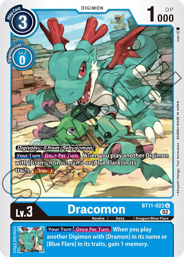 Dracomon [BT11-022] [Dimensional Phase] | The Time Vault CA