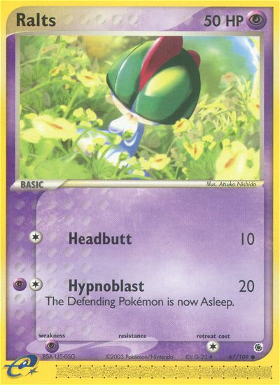 Ralts (67/109) [EX: Ruby & Sapphire] | The Time Vault CA
