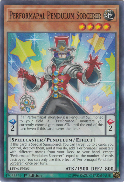 Performapal Pendulum Sorcerer [LED6-EN051] Common | The Time Vault CA