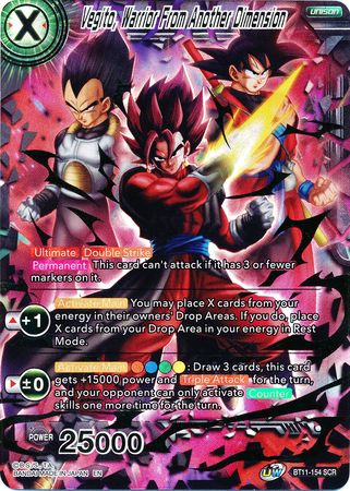 Vegito, Warrior From Another Dimension (BT11-154) [Vermilion Bloodline 2nd Edition] | The Time Vault CA