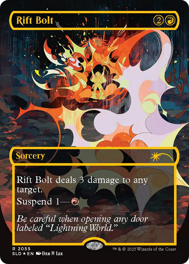 Rift Bolt (2055) (Raised Foil) [Secret Lair Drop Series] | The Time Vault CA