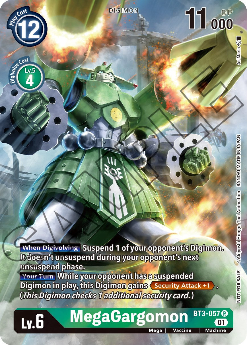 MegaGargomon [BT3-057] (Tamer's Card Set 1) [Release Special Booster Promos] | The Time Vault CA