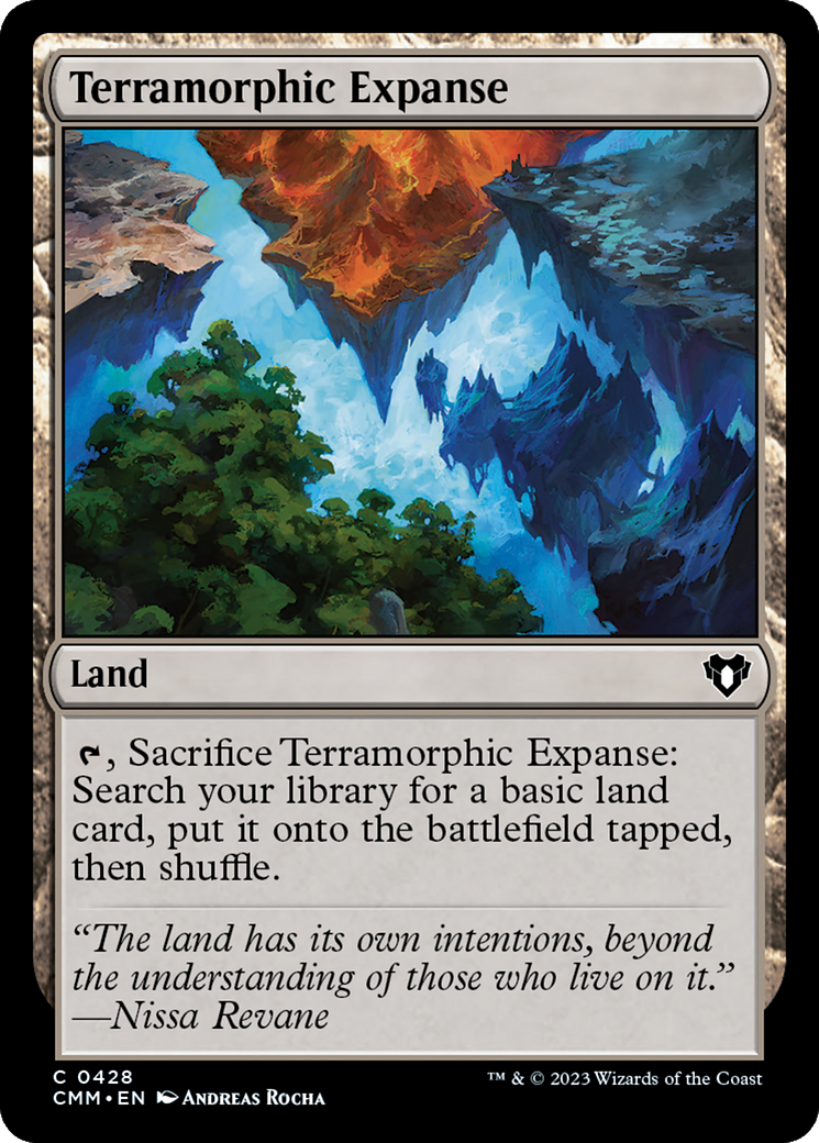 Terramorphic Expanse [Commander Masters] | The Time Vault CA