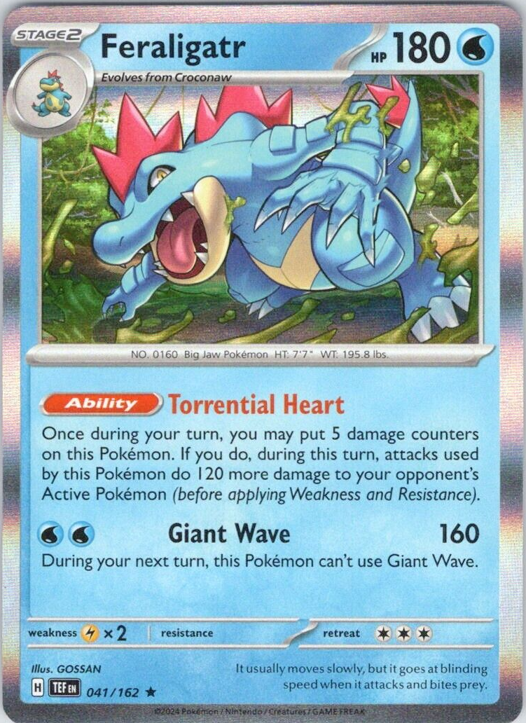 Feraligatr (041/162) [Scarlet & Violet: Temporal Forces] | The Time Vault CA