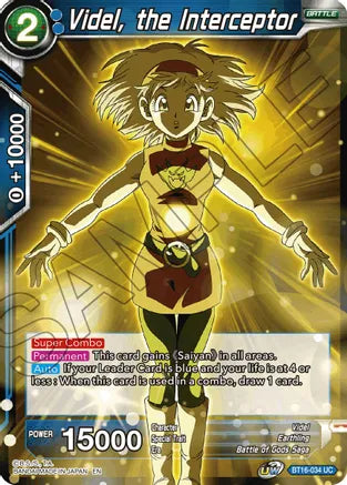 Videl, the Interceptor (BT16-034) [Realm of the Gods] | The Time Vault CA