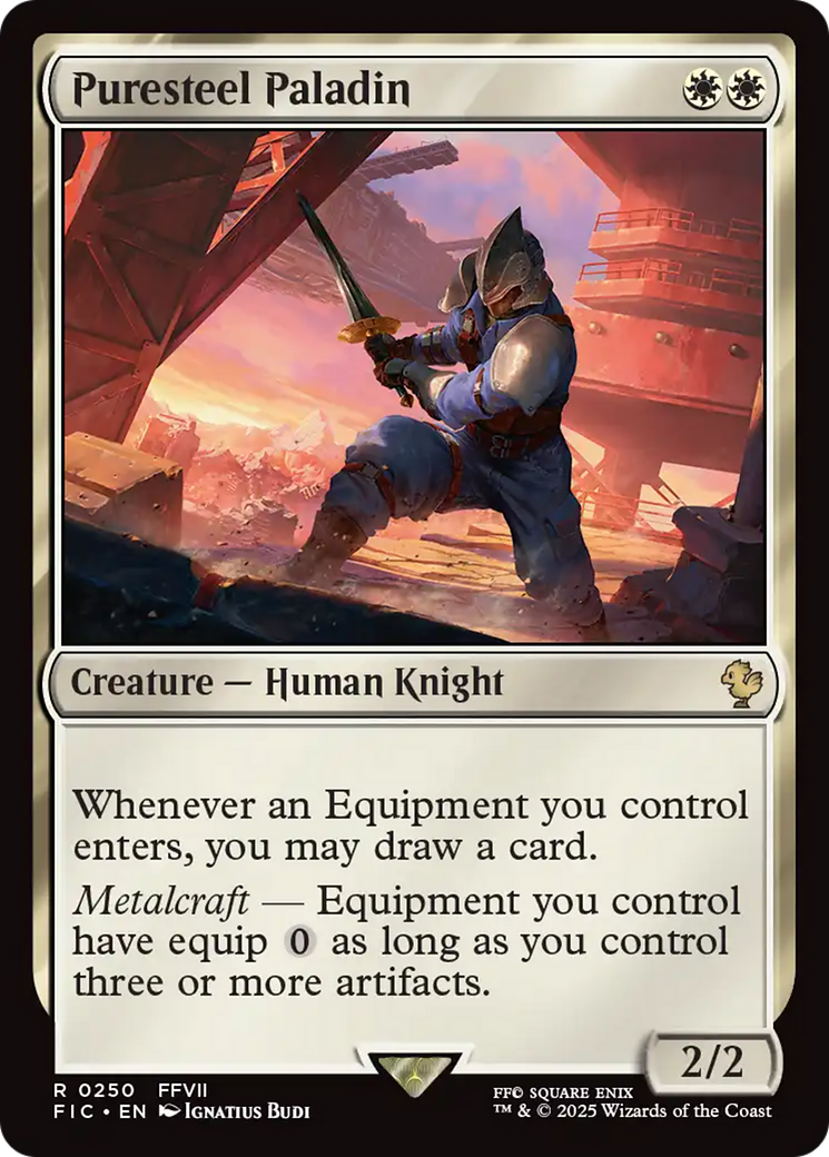 Puresteel Paladin [FINAL FANTASY Commander] | The Time Vault CA