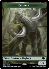 Elephant // Griffin Double-Sided Token [Dominaria Remastered Tokens] | The Time Vault CA