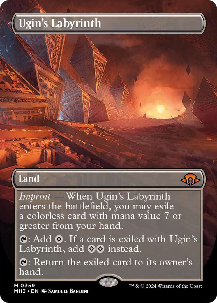 Ugin's Labyrinth (Borderless) [Modern Horizons 3] | The Time Vault CA