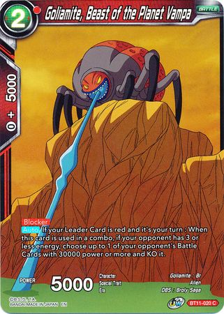 Goliamite, Beast of the Planet Vampa (BT11-020) [Vermilion Bloodline 2nd Edition] | The Time Vault CA