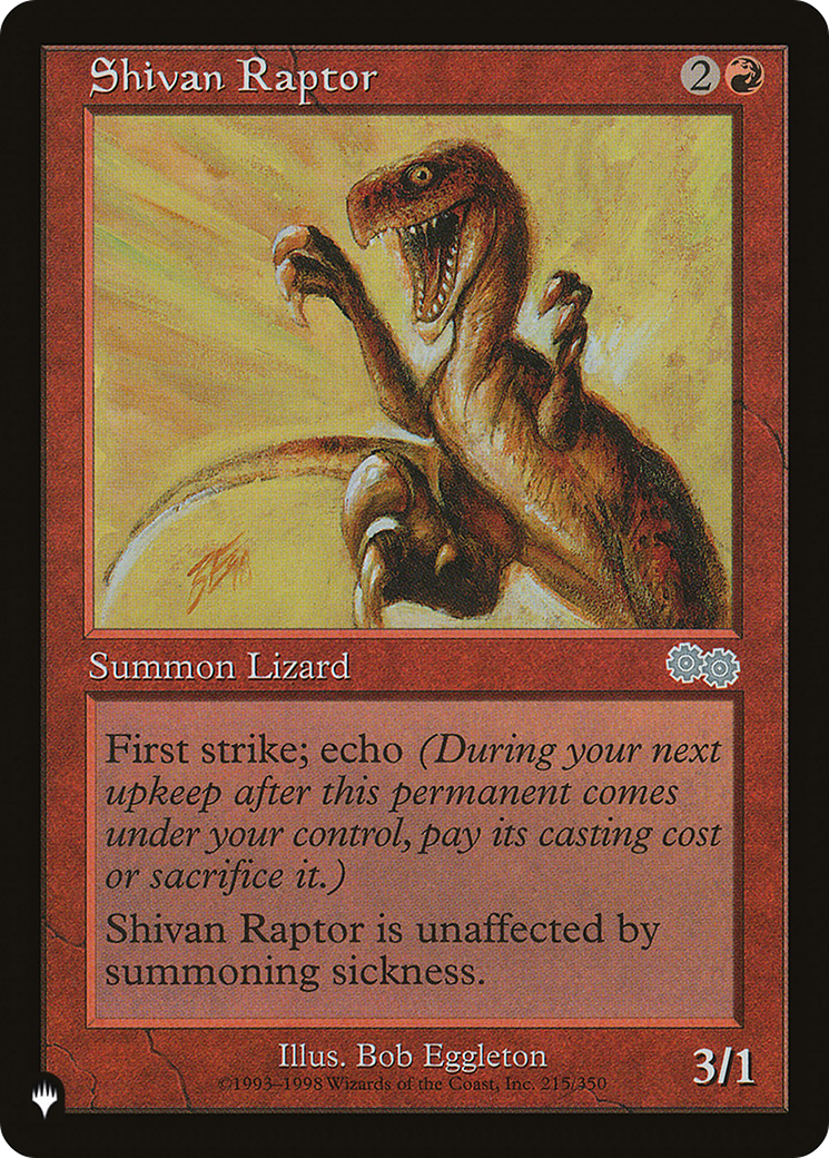 Shivan Raptor [The List] | The Time Vault CA