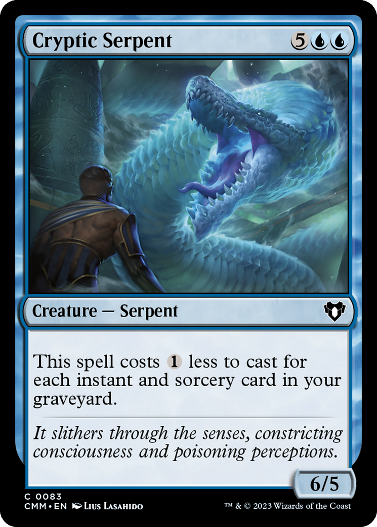 Cryptic Serpent [Commander Masters] | The Time Vault CA