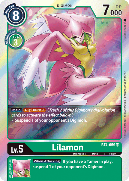 Lilamon [BT4-059] [Great Legend] | The Time Vault CA