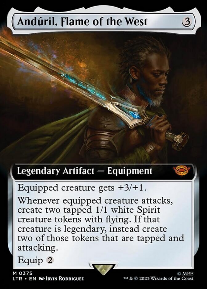 Anduril, Flame of the West (Extended Art) [The Lord of the Rings: Tales of Middle-Earth] | The Time Vault CA