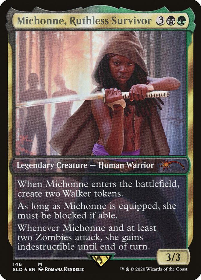 Michonne, Ruthless Survivor [Secret Lair Drop Series] | The Time Vault CA
