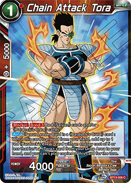 Chain Attack Tora (Common) (BT13-006) [Supreme Rivalry] | The Time Vault CA