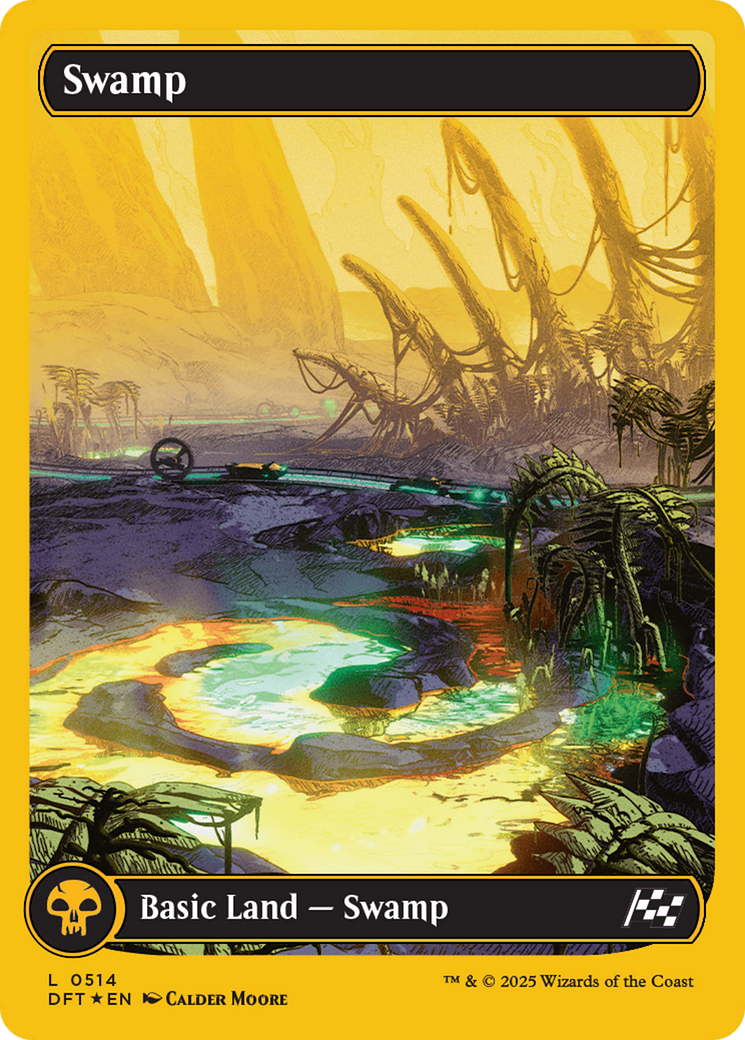 Swamp (0514) (First-Place Foil) [Aetherdrift] | The Time Vault CA