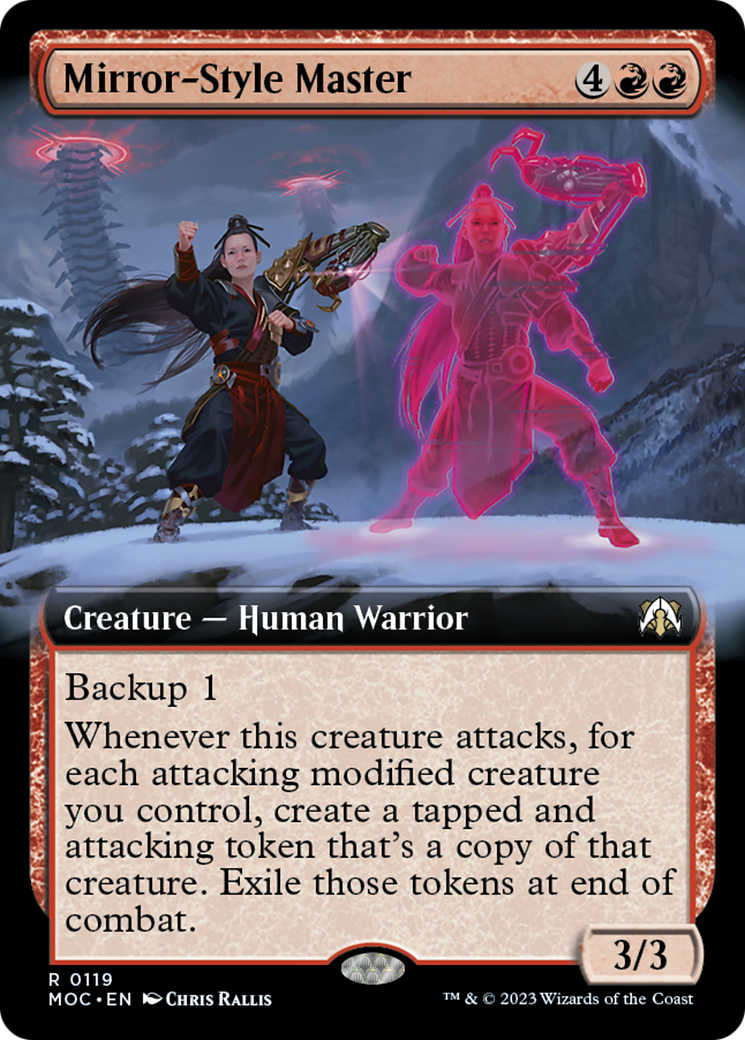 Mirror-Style Master (Extended Art) [March of the Machine Commander] | The Time Vault CA