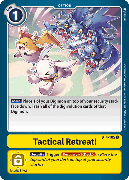 Tactical Retreat! [BT4-105] [Great Legend] | The Time Vault CA