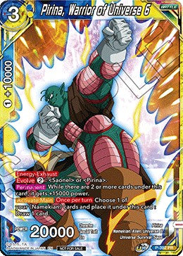 Pirina, Warrior of Universe 6 (Tournament Pack Vol. 8) (P-392) [Tournament Promotion Cards] | The Time Vault CA